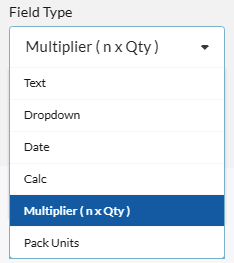 Output Books custom field multiplier