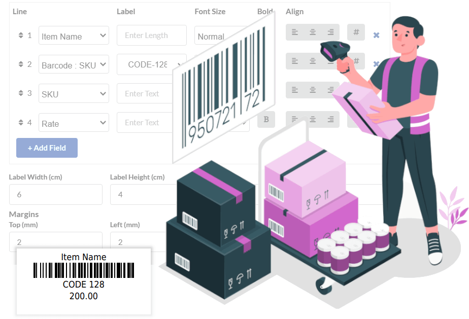 Barcode Management - Medical Billing Software