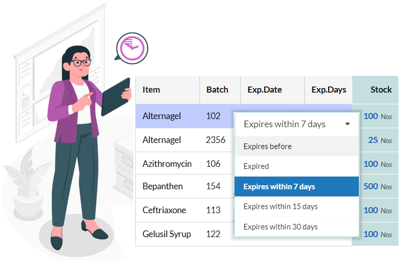 Stock Expiry Management - medical store software